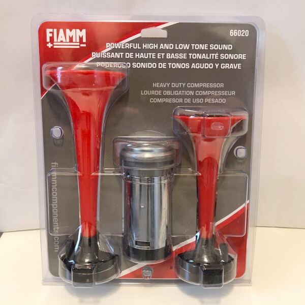 FIAMM エアーホーン フェラーリ ホーン 12V専用フィアム エアホーン 新品 ユーロ