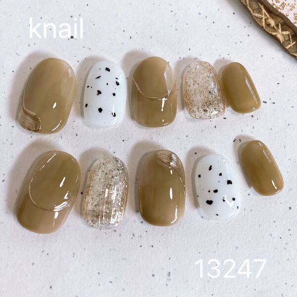 No.26 ネイルチップ ショートオーバル