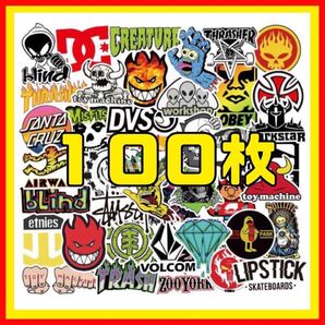 スケボー ステッカー 100枚 セット まとめ売り デカール シール