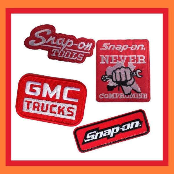 Snap-on TOOLS 刺繍ワッペン GMC TRUCKS ワッペン
