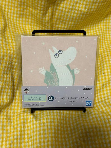 一番くじ ムーミン〜One Winter Day〜 G賞 ミニキャンバスボード 未開封 Moomin