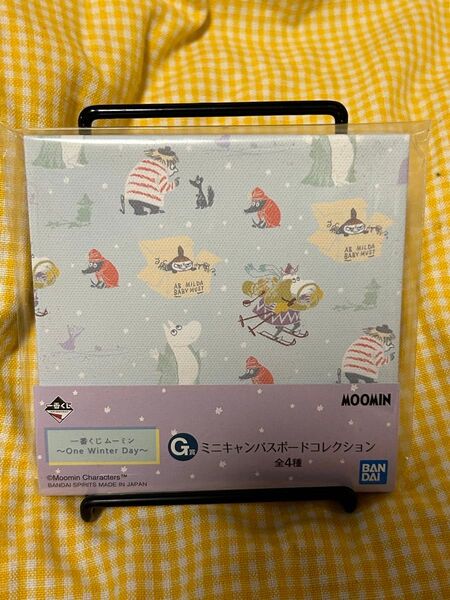 一番くじ ムーミン〜One winter Day〜 G賞ミニキャンバスボード 未開封