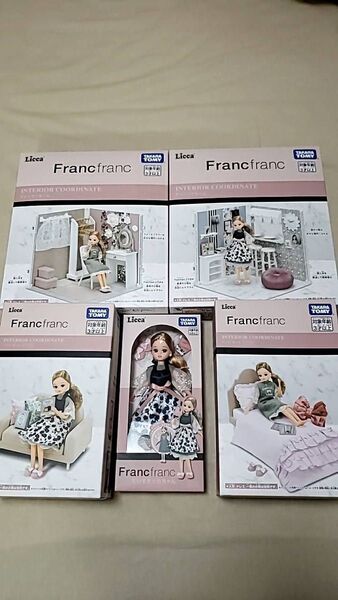 リカちゃん Franfran コラボ 5点セット 新品未開封