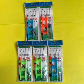 No.2065 ハゼ釣り仕掛け7号 5袋セット 未使用品 セール品