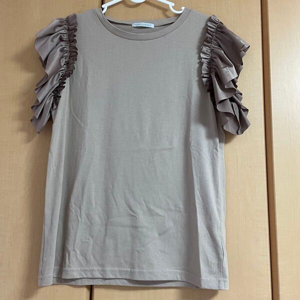 半袖 Tシャツ 袖フリル