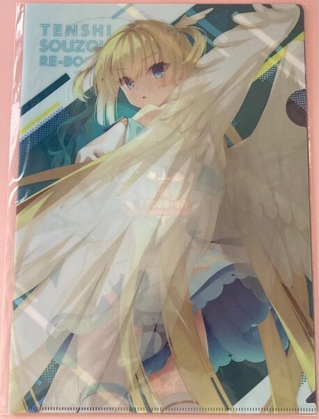 ゆずソフト 天使 騒々 RE-BOOT! クリアファイル 4枚セット 乃愛 天音 来海 かぐ耶 天使騒々