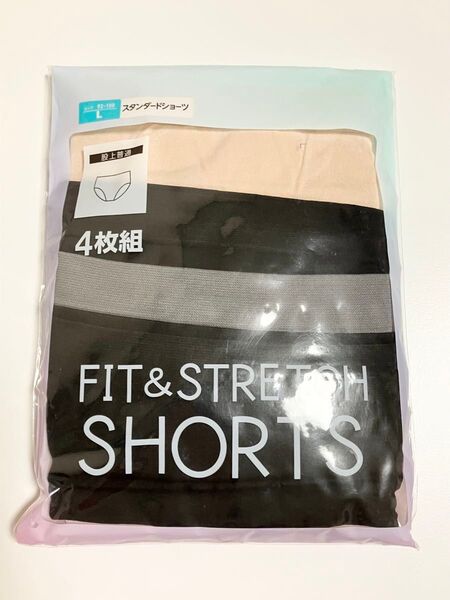 Lサイズ 股上普通 4枚セット ショーツ パンツ