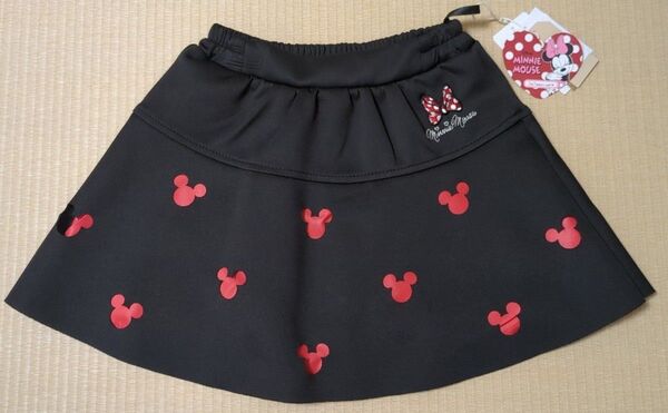 新品 リトシー 100 カットオフ スカパン スカート ブラック ディズニー ミニー ミッキー