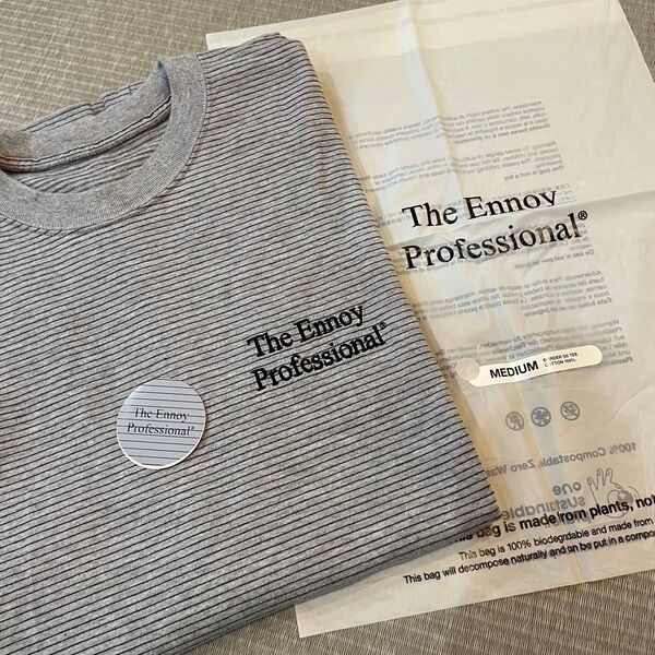 ennoy エンノイ ボーダーTシャツ Mサイズ