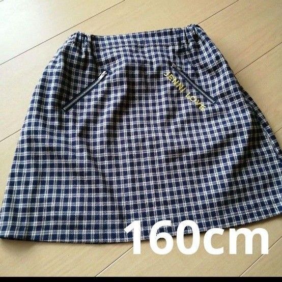 キッズ JENNI LOVE チェック スカート 160cm