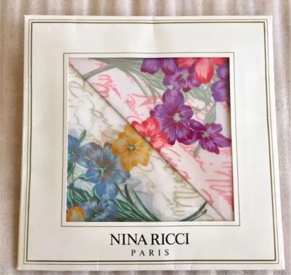 Nina Ricci ニナリッチ レディースハンカチ2枚組 コットン100%
