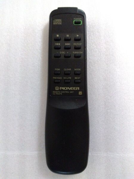 PIONEER CDチェンジャー用リモコン CU-PD079