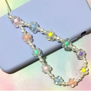 string ting 風 韓国 ビーズストラップ