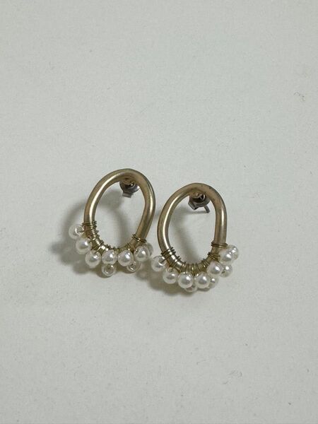 ピアス アクセサリー 両耳用 FREE イエローゴールド パーティー