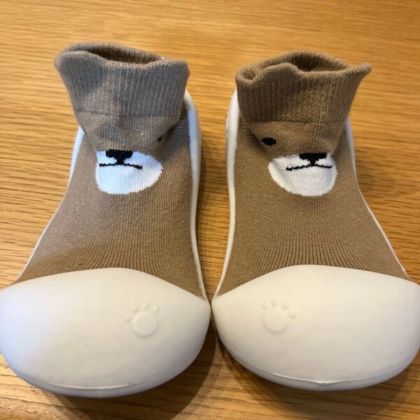 ルームシューズ ベビー用 犬 室内用ファーストシューズ