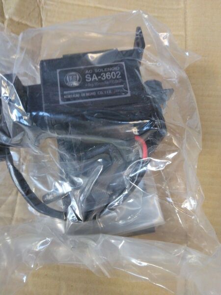 国際電業 ACソレノイド SA-3602 200V 両用形 吸引力39.2N ストローク20mm