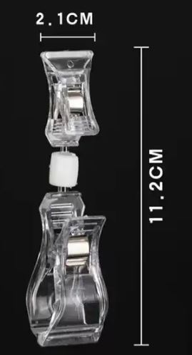 ★ 送料無料 ★ 新品 ポップクリップ 20個セット クリップホルダー (11.2cm) POPクリップ ディスプレイポップ 値札 広告 ディスプレー ★