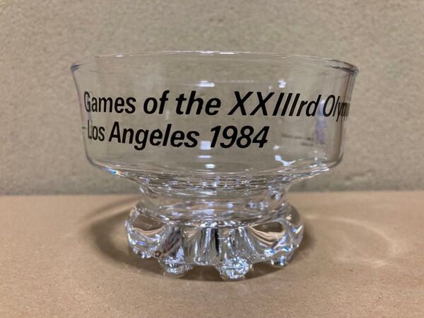 ロサンゼルスオリンピック 1984 イーグルサム 五輪 ガラス食器 アイス鉢 小鉢 昭和レトロ