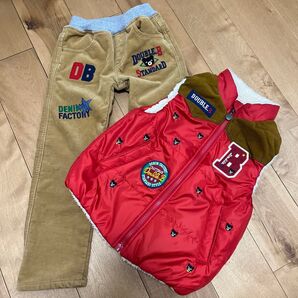 ダブルビー パンツ 限定ベスト 2点セット