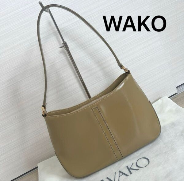 WAKO ワコー 和光 ワンショルダーバッグ ベージュ系