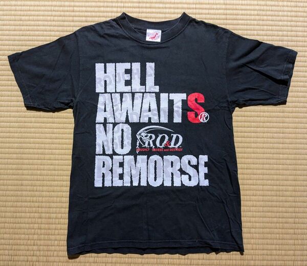 全日本プロレス RO&D Tシャツ Sサイズ相当 タグにプリントカラーの付着