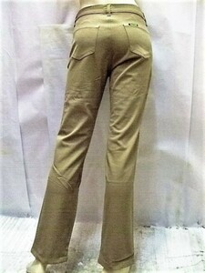 【ROSEBUD/ローズバッド】ストレッチ ストレートパンツ BEIGE 28 新品ストック