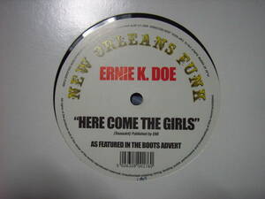 ERNIE K. DOE / HERE COME THE GIRLS /12インチ/THE METERS/ALLEN TOUSSAINT/NEW ORLEANS FUNK/RARE GROOVE/レアグルーヴ 
