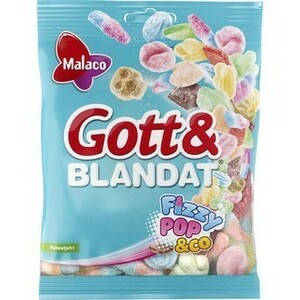 Malaco ゴットブランダット フィジー　ポップ味 Gummy 130g x 15個セット フィンランドのお菓子です