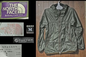 ノースフェイス north face★パープルレーベルperple label★np2055n★mountain wind parka★ウィンドパーカー★モスグリーン★Mサイズ