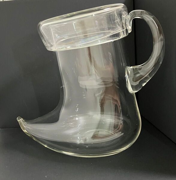 ブーツ型ガラス容器 花器 花瓶 インテリア 鉢 クリスマス 冬 ガラス容器