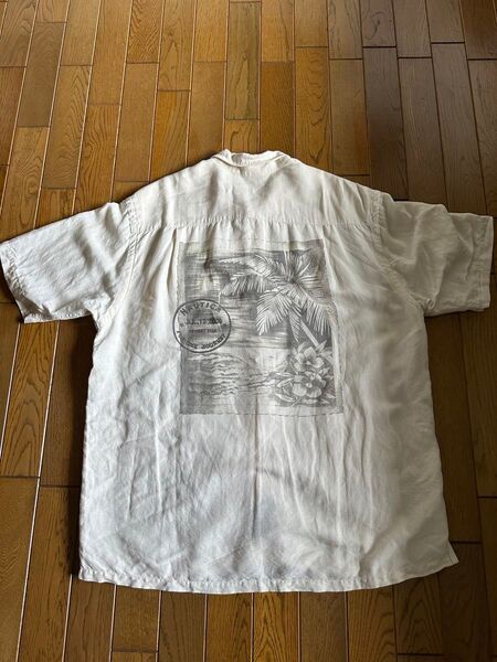 Nauticaアロハシャツ 80〜90s 旧タグ リネン レーヨン