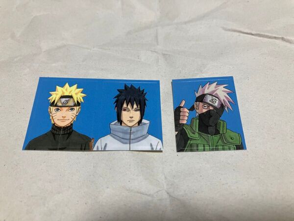 NARUTO ナルト 最強ジャンプ3月号 とじ込み付録 カリスマゼミナール描き下ろし 顔写真風ステッカー