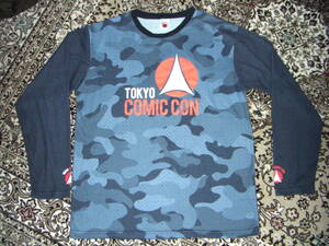 TOKYO COMIC CON2017 Tokyo comics navy blue Ben shon speed . material long T mccoy Fellows wear house Cushman GILDAN Under Armor 