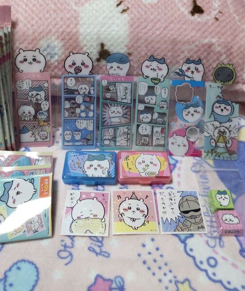 ハチワレ ちいかわ ブックマークコレクション Vol.1 ケース シール チロルチョコ ブックマーク しおり セット①
