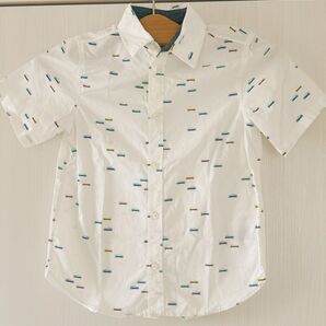 L.O.G.G. 半袖シャツ US 6-7Y ホワイト 120