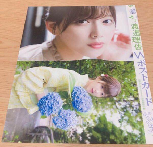 週刊少年サンデー 渡邉理佐 ポストカード