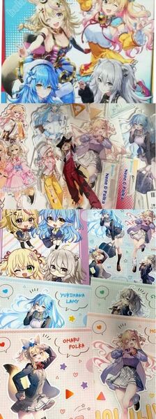 ホロライブ ねぽらぼ まとめ売り アクリルスタンド クリアファイル タペストリー セット
