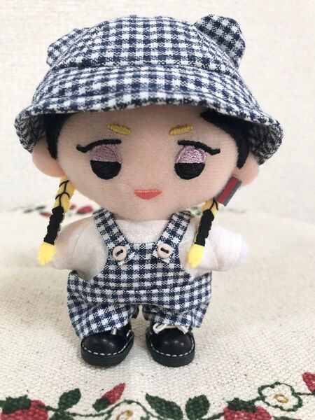 10cmぬい服 サロペット(color:navy)