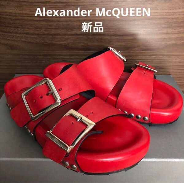 Alexander McQUEEN レザーサンダル 男女兼用
