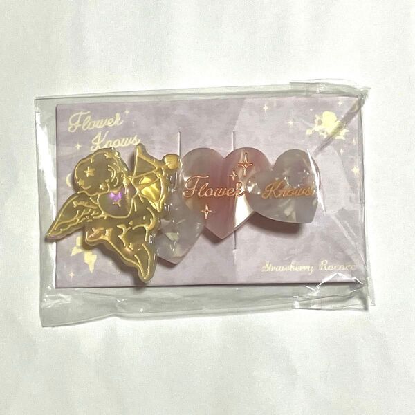 ■FLOWERKNOWS(フラワーノーズ) ストロベリーロココ ヘアクリップ エンジェル キューピット