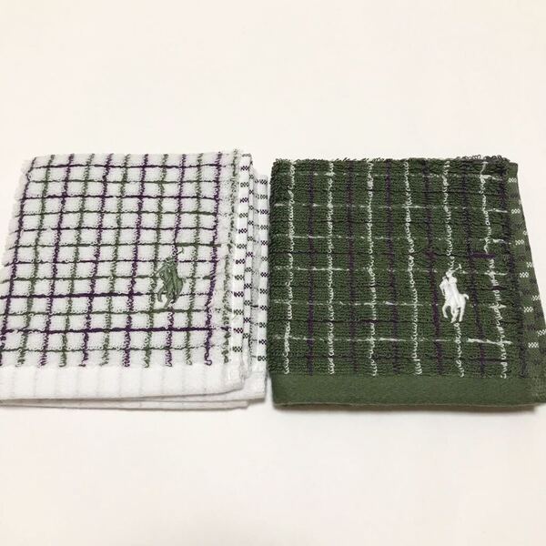 送料無料 ラルフローレン タオルハンカチ2枚 ポロラルフローレン ミニタオル RALPH LAUREN ハンカチ ミニタオルハンカチ 紳士