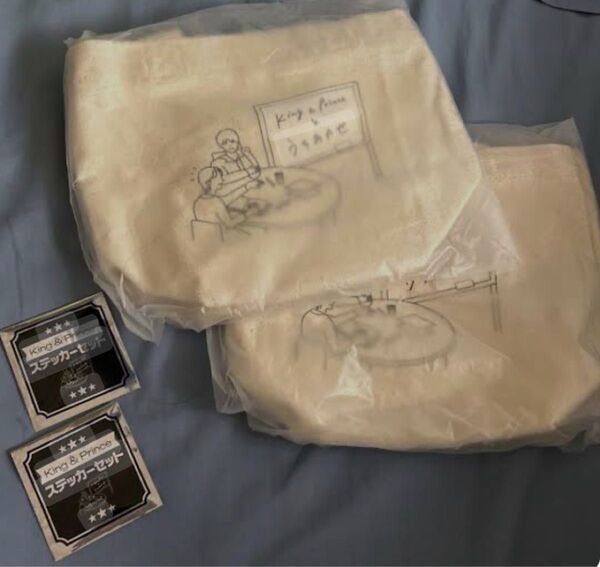King & Prince King & Princeとうちあわせ ミニバックとステッカーのセット