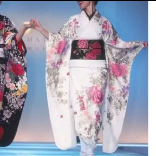 着物 成人式 振袖 Seikomatsudaプロデュース 振袖トータル 白