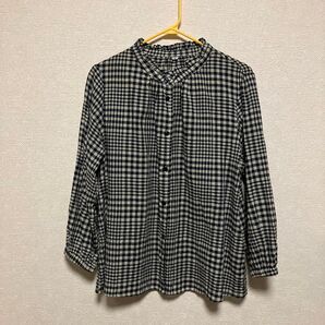 ブラウス チェック柄