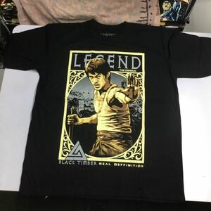 SR5D2♪ デザインプリントTシャツ XXLサイズ (2XL) ブルースリー Bruce Lee 李小龍