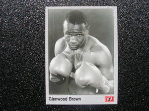 1991 All World Boxing # 41 Glenwood Brown