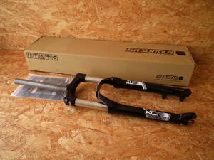 SR SUNTOUR サスフォーク XCR AIR LO-R 26 100/120mm SF14 ブラック 388140 タイヤ径26 マグネシウムボトムケース サスペンションフォーク