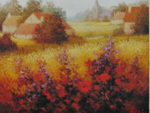 Art hand Auction Ronald Gregg, Treany's Flower, Rare art book, Landscape, Nature, Still life, Popular Author, New frame and framing included, kan, Painting, Oil painting, Nature, Landscape painting
