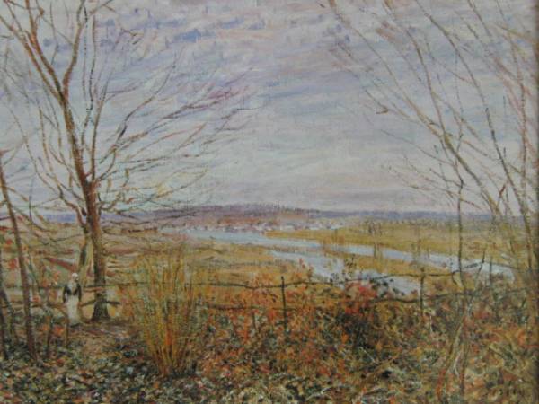 Sisley, Forêt de Roche, peintures de livres d'art rares, Signé sur la planche, ara neuf et encadré, peinture, peinture à l'huile, Nature, Peinture de paysage