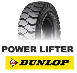 □□フォークリフト用 PL 7.50-15 12PR ダンロップ パワーリフター ※8.25-15 12PR又は14PR又は18PR も手配可